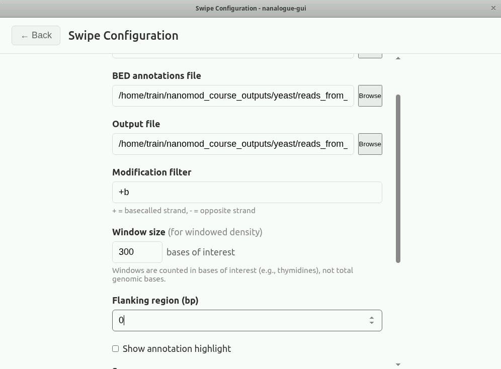 Nanalogue Swipe landing page